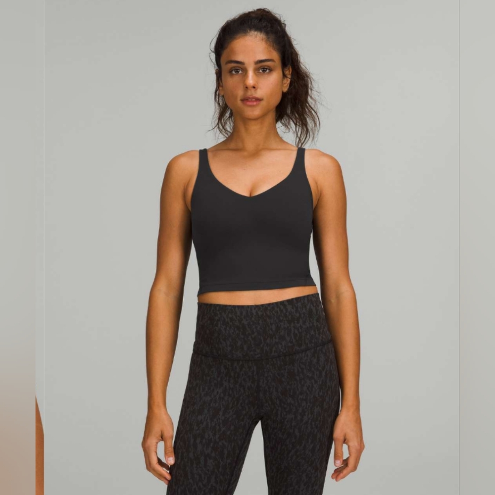 Lululemon Align Crop Top With Pure Barre Logo